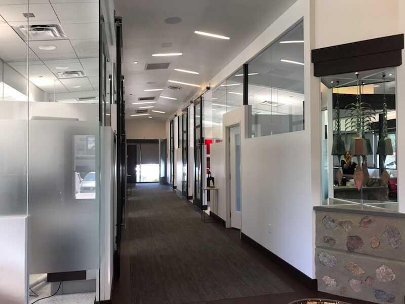 Office Hallway to Operatories